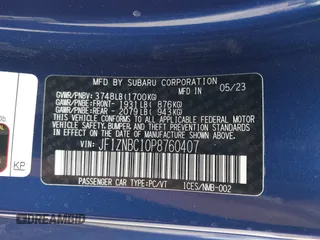 2023 Toyota 86 с VIN JF1ZNBC10P8760407, выставлен на аукционе IAAI как лот 42131556 с пробегом 10 458 миль миль и . История ставок и продаж доступна на DreamBid. Изображение 9.