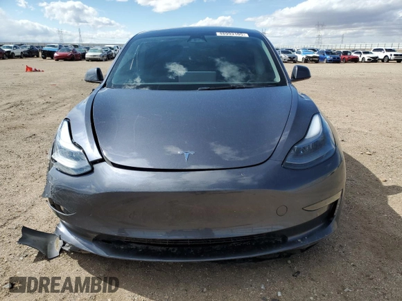 2023 Tesla Model 3 with VIN 5YJ3E1EA3PF707076, listed as a Copart auction lot 48993105 with 30,525 mi miles and Salvage Title. Bid and sale history available at DreamBid. Image 5.