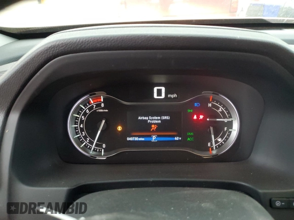 2023 Honda Ridgeline RTL с VIN 5FPYK3F52PB036809, выставлен на аукционе Copart как лот 57237855 с пробегом 40 730 миль миль и Списание • Salvage title. История ставок и продаж доступна на DreamBid. Изображение 9.