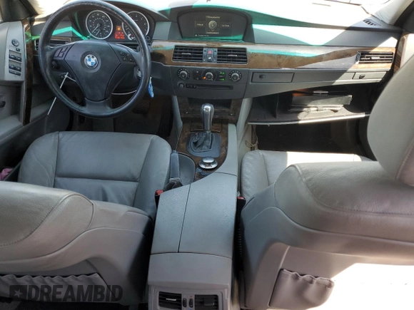 2006 BMW 5 Series 530i with VIN WBANE735X6CM34146, listed as a Copart auction lot 49740535 with 121,958 mi miles and Salvage Title. Bid and sale history available at carsss.com. Image 8.