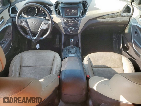 2017 Hyundai Santa Fe 2.4L z VIN 5XYZU3LB5HG473456, wystawiony jako Copart lot #55631615 z przebiegiem 92 374 mil mil oraz Szkoda całkowita • Salvage title. Historia ofert i sprzedaży dostępna na DreamBid. Obrazek 8.