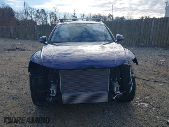 2024 Audi Q5 Premium with VIN WA1ABAFYXR2004201, listed as a IAAI auction lot 40997985 with 9,084 mi miles and . Bid and sale history available at DreamBid. Image 13.