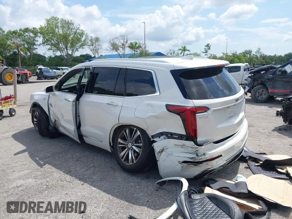 2020 Cadillac XT6 FWD Premium Luxury with VIN 1GYKPCRS6LZ193579, listed as a IAAI auction lot 42367917 with 39,647 mi miles and . Bid and sale history available at DreamBid. Image 3.