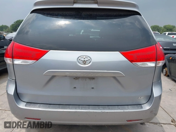 2013 Toyota Sienna LE AAS with VIN 5TDKK3DC0DS300178, listed as a IAAI auction lot 42189800 with 265,568 mi miles and . Bid and sale history available at DreamBid. Image 16.
