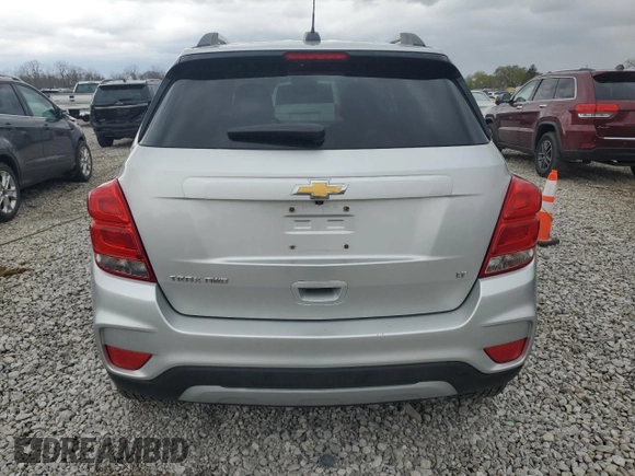 2017 Chevrolet Trax LT with VIN KL7CJPSB4HB156556, listed as a Copart auction lot 53871705 with 42,610 mi miles and Salvage Title. Bid and sale history available at carsss.com. Image 6.
