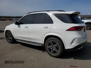 2021 Mercedes-Benz GLE 350 with VIN 4JGFB4KB7MA470273, listed as a Copart auction lot 50621625 with 58,590 mi miles and Salvage title. Bid and sale history available at DreamBid. Image 2.