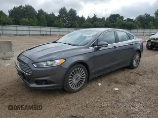 2016 Ford Fusion Titanium with VIN 3FA6P0K96GR317413, listed as a Copart auction lot 61256585 with 91,915 mi miles and Salvage title. Bid and sale history available at DreamBid. Image 1.