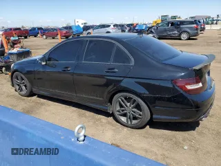 2013 Mercedes-Benz C with VIN WDDGF4HB4DA803605, listed as a Copart auction lot 53009045 with 123,707 mi miles and Clean Title. Bid and sale history available at carsss.com. Image 2.