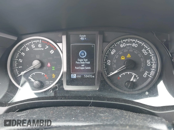 2021 Toyota Tacoma 4WD SR with VIN 3TMCZ5AN6MM392673, listed as a IAAI auction lot 41927892 with 53,470 mi miles. Bid and sale history available at carsss.com. Image 7.