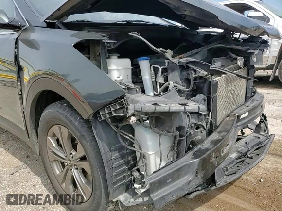 2014 Hyundai Santa Fe with VIN 5XYZU3LBXEG193009, listed as a Copart auction lot 60458575 with 151,230 mi miles and Salvage title. Bid and sale history available at DreamBid. Image 14.