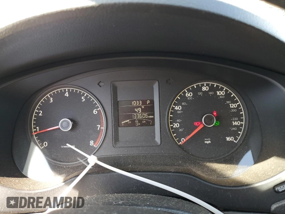 2011 Volkswagen Jetta SEL with VIN 3VWLZ7AJXBM359419, listed as a Copart auction lot 48598535 with 133,606 mi miles and Salvage title. Bid and sale history available at DreamBid. Image 9.
