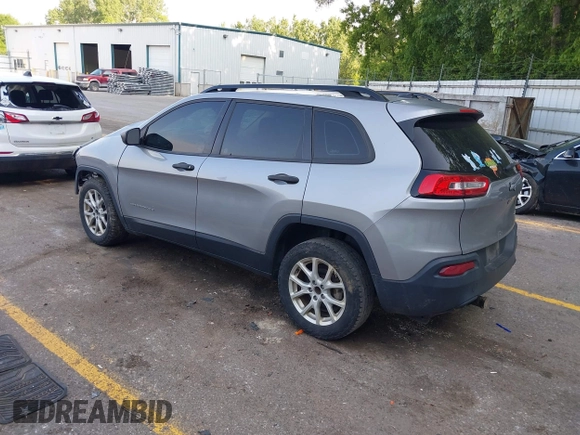 2015 Jeep Cherokee Sport с VIN 1C4PJLABXFW637626, выставлен на аукционе IAAI как лот 42448470 с пробегом 177 567 миль миль и . История ставок и продаж доступна на DreamBid. Изображение 3.