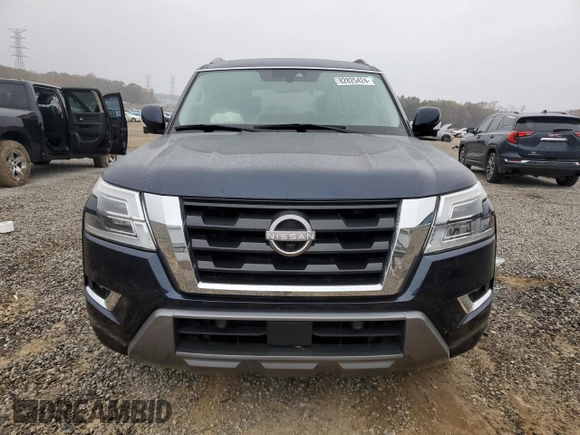 2021 Nissan Armada SL with VIN JN8AY2BC0M9147490, listed as a Copart auction lot 82825424 with 64,968 mi miles and Salvage Title. Bid and sale history available at carsss.com. Image 5.