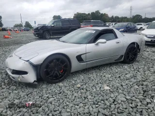 2001 Chevrolet Corvette Z06 with VIN 1G1YY12S015107370, listed as a Copart auction lot 70775524 with 66,652 mi miles and Salvage Title. Bid and sale history available at carsss.com. Image 1.