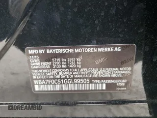 2016 BMW 7 Series 750i z VIN WBA7F0C51GGL99505, wystawiony jako Copart lot #49775245 z przebiegiem 46 703 mil mil oraz Szkoda całkowita • Salvage title. Historia ofert i sprzedaży dostępna na DreamBid. Obrazek 14.