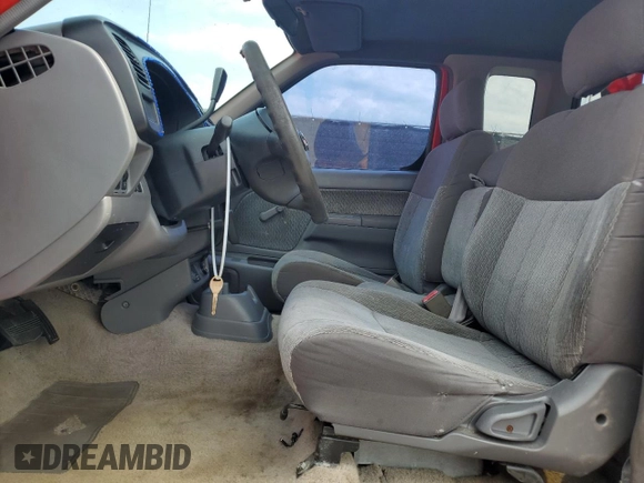 2000 Nissan Frontier XE with VIN 1N6DD26S9YC400995, listed as a Copart auction lot 58244905 with 185,488 mi miles and Salvage title. Bid and sale history available at DreamBid. Image 7.