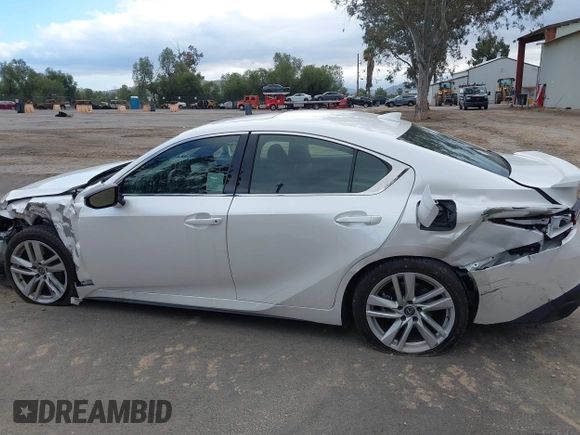 2021 Lexus IS with VIN JTHCA1D21M5116584, listed as a IAAI auction lot 41818401 with 56,354 mi miles. Bid and sale history available at carsss.com. Image 14.