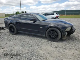 2012 Ford Mustang GT Premium with VIN 1ZVBP8CF5C5250759, listed as a Copart auction lot 51655095 with 124,351 mi miles and Salvage Title. Bid and sale history available at DreamBid. Image 4.