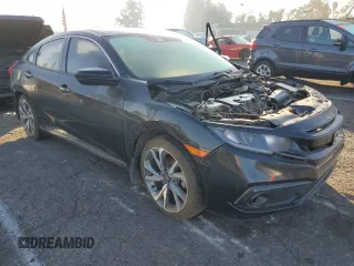 2020 Honda Civic Sedan Sport with VIN 2HGFC2F86LH506332, listed as a Copart auction lot 41873105 with 86,640 mi miles and Salvage Title. Bid and sale history available at carsss.com. Image 4.