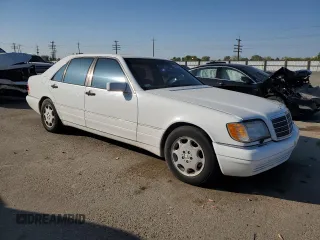 1998 Mercedes-Benz S-Class with VIN WDBGA43G6WA393788, listed as a Copart auction lot 54447505 with 145,142 mi miles and Clean Title. Bid and sale history available at carsss.com. Image 4.