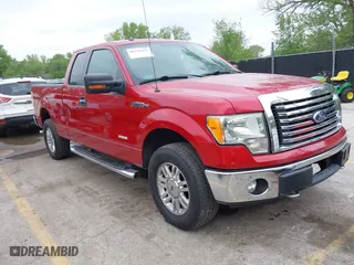 2011 Ford F-150 XL with VIN 1FTFX1ET5BFB10380, listed as a IAAI auction lot 42135853 with 184,791 mi miles. Bid and sale history available at carsss.com. Image 1.