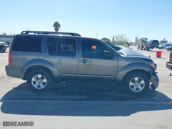 2007 Nissan Pathfinder S with VIN 5N1AR18U57C641107, listed as a IAAI auction lot 41711054 with 1 mi miles. Bid and sale history available at carsss.com. Image 12.