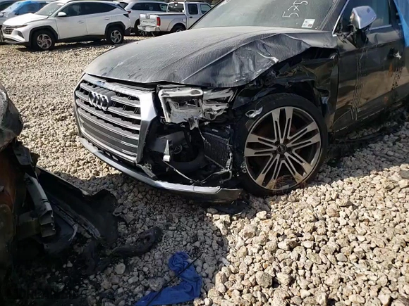 2018 Audi SQ5 Premium Plus with VIN WA1A4AFY0J2147611, listed as a Copart auction lot 77120734 with 69,838 mi miles and Salvage Title. Bid and sale history available at carsss.com. Image 12.