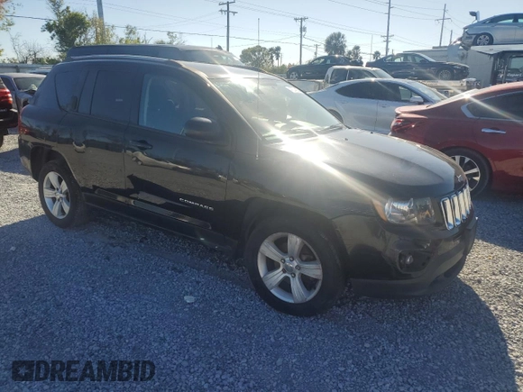 2017 Jeep Compass 75th Anniversary Edition with VIN 1C4NJDBB2HD154478, listed as a Copart auction lot 47274825 with 78,880 mi miles and Salvage Title. Bid and sale history available at carsss.com. Image 4.