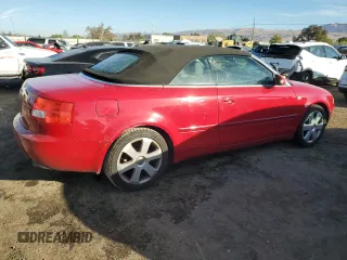 2003 Audi A4 1.8T with VIN WAUAC48H53K022238, listed as a Copart auction lot 76222834 with 116,536 mi miles and Clean Title. Bid and sale history available at carsss.com. Image 3.