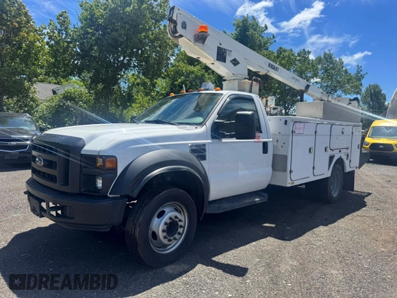 2008 Ford F-450 with VIN 1FDXF46Y58EE56619, listed as a Copart auction lot 65845785 with 275,200 mi miles and Clean title. Bid and sale history available at DreamBid. Image 2.