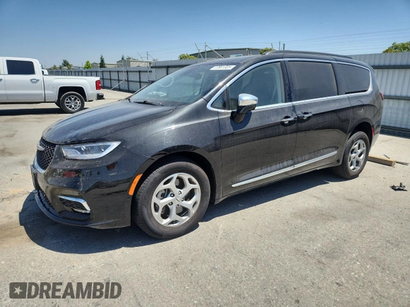 2023 Chrysler Pacifica Limited with VIN 2C4RC3GG8PR604835, listed as a Copart auction lot 57661325 with 33,232 mi miles and Salvage title. Bid and sale history available at DreamBid. Image 1.