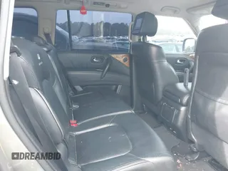 2012 Infiniti QX56 8-passenger with VIN JN8AZ2ND7C9716559, listed as a IAAI auction lot 41465078 with 184,373 mi miles and . Bid and sale history available at DreamBid. Image 8.