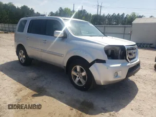2011 Honda Pilot EX-L with VIN 5FNYF4H57BB050486, listed as a Copart auction lot 54008245 with 62,793 mi miles and Salvage Title. Bid and sale history available at DreamBid. Image 4.