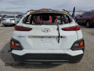 2018 Hyundai Kona SEL with VIN KM8K22AA8JU107275, listed as a Copart auction lot 48018555 with 0 mi miles and Non Repairable. Bid and sale history available at carsss.com. Image 6.