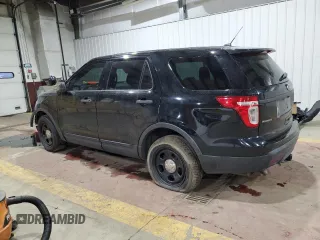 2014 Ford Utility Police Interceptor with VIN 1FM5K8AR5EGB80310, listed as a Copart auction lot 83644004 with 96,912 mi miles and Salvage Title. Bid and sale history available at carsss.com. Image 2.