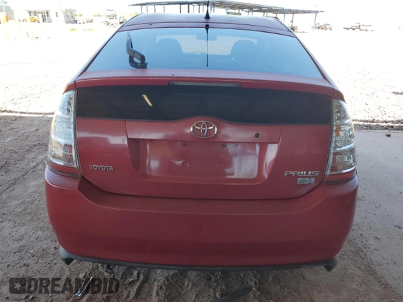 2008 Toyota Prius with VIN JTDKB20U387816110, listed as a Copart auction lot 52065525 with 233,040 mi miles and Salvage Title. Bid and sale history available at DreamBid. Image 6.