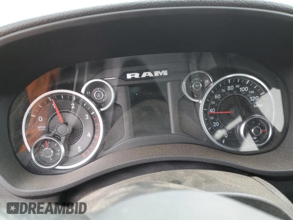2022 Ram 2500 Big Horn with VIN 3C6UR5DL1NG321466, listed as a Copart auction lot 82975784 with 0 mi miles and Salvage Title. Bid and sale history available at carsss.com. Image 9.