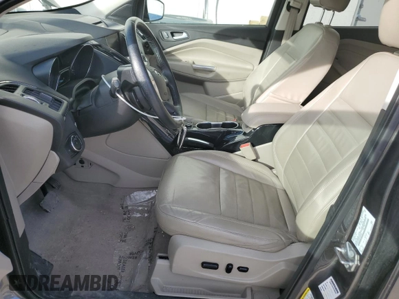 2015 Ford Escape Titanium with VIN 1FMCU9J93FUA28794, listed as a Copart auction lot 50655305 with 112,105 mi miles and Salvage title. Bid and sale history available at DreamBid. Image 7.