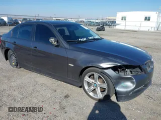 2008 BMW 3 Series 328i with VIN WBAVA37518NL19764, listed as a IAAI auction lot 41549896 with 182,578 mi miles. Bid and sale history available at carsss.com. Image 1.