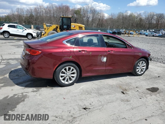 2015 Chrysler 200 C with VIN 1C3CCCCG6FN609625, listed as a Copart auction lot 53061575 with 163,052 mi miles and Salvage Title. Bid and sale history available at DreamBid. Image 3.