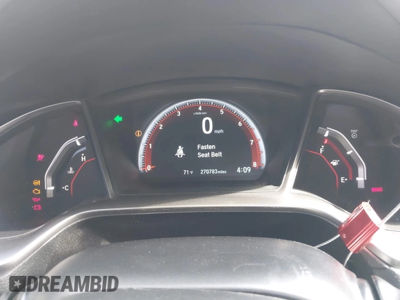 2017 Honda Civic Si with VIN 2HGFC3A53HH750319, listed as a IAAI auction lot 42051901 with 270,783 mi miles and . Bid and sale history available at DreamBid. Image 7.
