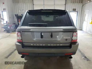 2011 Land Rover Range Rover Sport HSE Lux with VIN SALSK2D43BA270907, listed as a Copart auction lot 58852465 with 167,348 mi miles and Salvage title. Bid and sale history available at DreamBid. Image 6.