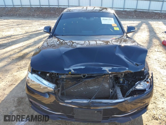 2016 BMW 3 Series 328i with VIN WBA8E9G52GNU28995, listed as a IAAI auction lot 41662201 with 86,381 mi miles. Bid and sale history available at carsss.com. Image 6.
