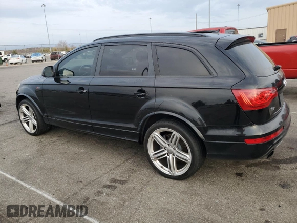 2014 Audi Q7 3.0T S line Prestige with VIN WA1DGBFE9ED004179, listed as a Copart auction lot 78647454 with 156,950 mi miles and Clean Title. Bid and sale history available at carsss.com. Image 2.