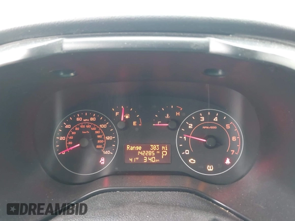 2018 Ram ProMaster City Cargo Tradesman with VIN ZFBERFAB6J6L29222, listed as a IAAI auction lot 41971368 with 142,285 mi miles and . Bid and sale history available at carsss.com. Image 7.
