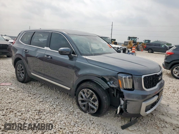 2024 Kia Telluride LX with VIN 5XYP24GC2RG422360, listed as a Copart auction lot 56885035 with Not provided miles and Salvage title. Bid and sale history available at DreamBid. Image 4.