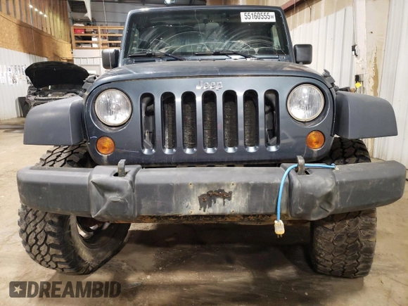 2007 Jeep Wrangler Unlimited X with VIN 1J4GA39107L228334, listed as a Copart auction lot 55160555 with 53,966 mi miles and Clean Title. Bid and sale history available at DreamBid. Image 5.