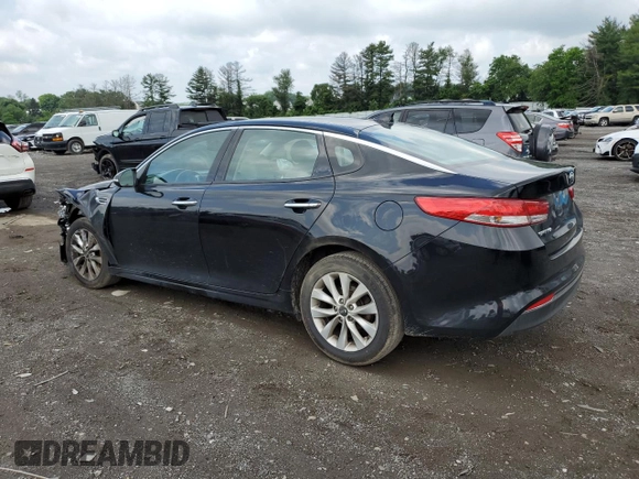 2017 Kia Optima EX with VIN 5XXGU4L3XHG143659, listed as a Copart auction lot 59773115 with 66,001 mi miles and Salvage title. Bid and sale history available at DreamBid. Image 2.