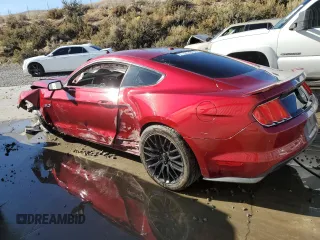 2015 Ford Mustang GT with VIN 1FA6P8CF8F5338719, listed as a Copart auction lot 74384314 with 43,870 mi miles and Salvage Title. Bid and sale history available at DreamBid. Image 2.