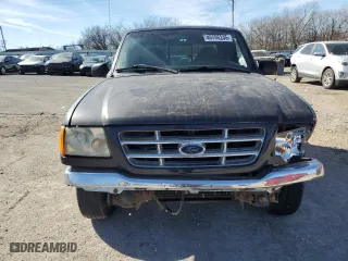2002 Ford Ranger XL Fleet with VIN 1FTYR44UX2TA29455, listed as a Copart auction lot 46596235 with 115,901 mi miles and Salvage Title. Bid and sale history available at carsss.com. Image 5.